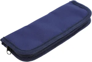 1Pc Cooler Bag Portable Ice Bag for Medications Durable Organizer with Zipper Design for Travel Storage Navy