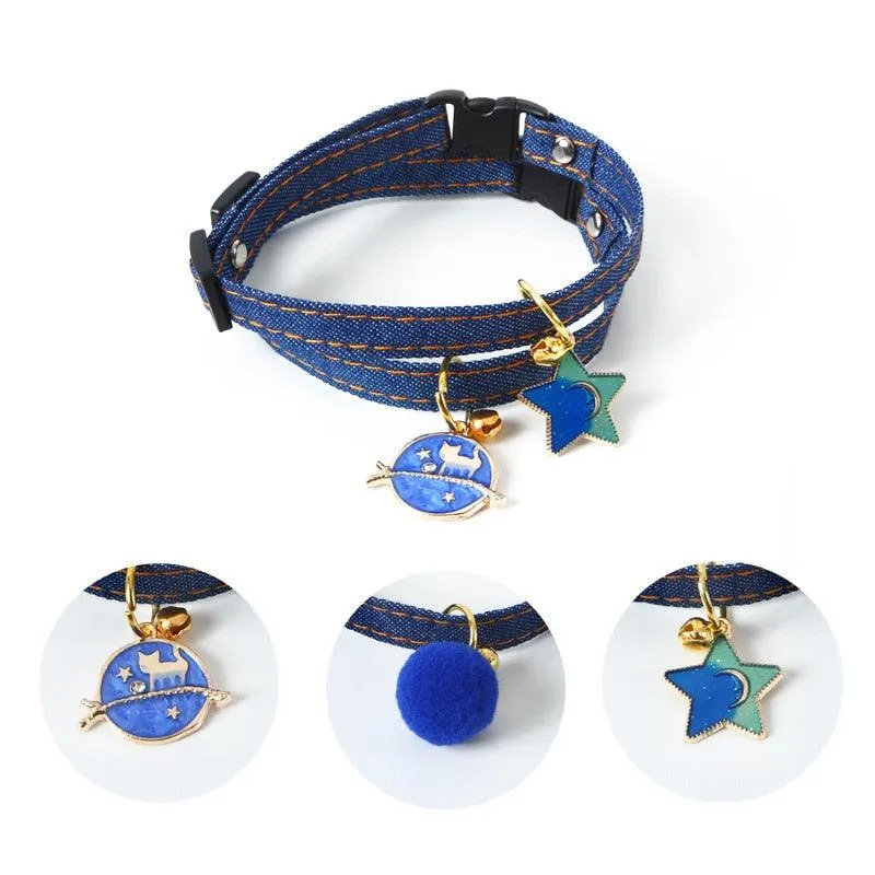 Adjustable Cat Collar with Bell