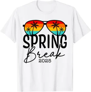 Aesthetic 2025 Spring Break Friends Family Matching Graphic T-Shirt