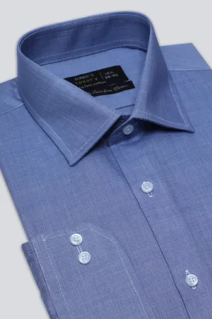Blue Self Formal Shirt