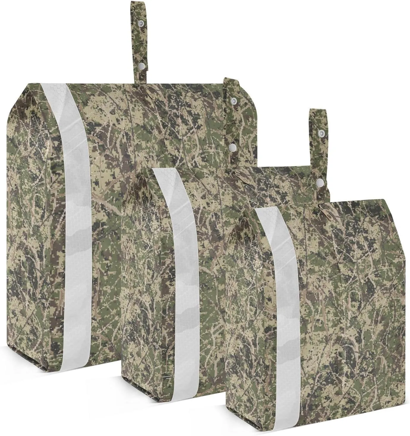Camouflage Packing Cubes Set of 3, Lightweight Travel Luggage Organizers Foldable Bags for Easy Packing and Organization
