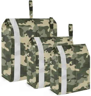 Camouflage Packing Cubes Set of 3, Lightweight Travel Luggage Organizers Foldable Bags for Easy Packing and Organization