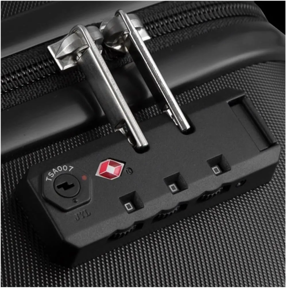 Carry-on Suitcase Luggage 20 in Luggage with Spinner Wheels,Luggage That Can Be Carried On The Plane with Lock Carry-on Suitcases Carry On Luggages,White-20inch