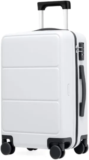 Carry-on Suitcase Luggage 20 in Luggage with Spinner Wheels,Luggage That Can Be Carried On The Plane with Lock Carry-on Suitcases Carry On Luggages,White-20inch