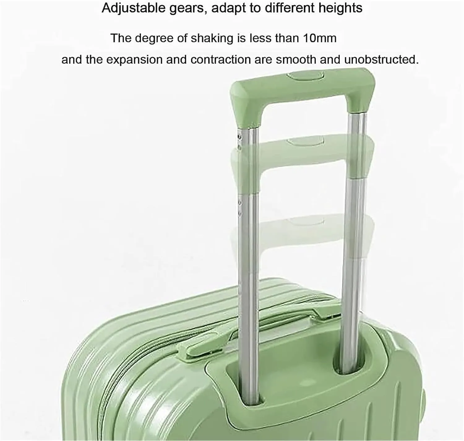 Carry-on Suitcase Luggage 20'' Lightweight Luggage Wide Handle PC Hardshell Suitcases With Spinner Wheels Carry-on Suitcases Carry On Luggages (Color : A, Size : 20 inch)