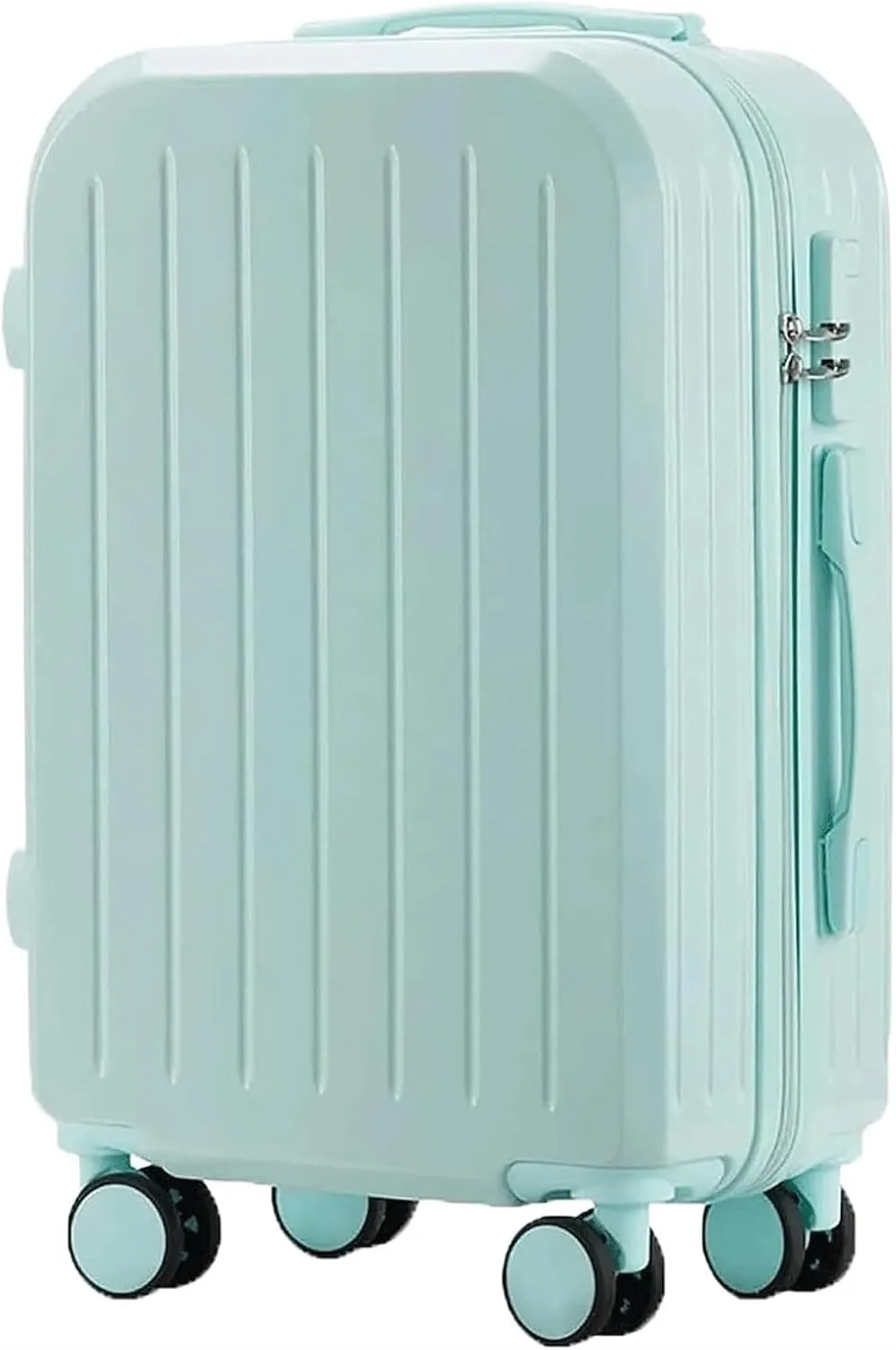 Carry-on Suitcase Luggage 20'' Lightweight Luggage Wide Handle PC Hardshell Suitcases With Spinner Wheels Carry-on Suitcases Carry On Luggages (Color : E, Size : 20 inch)