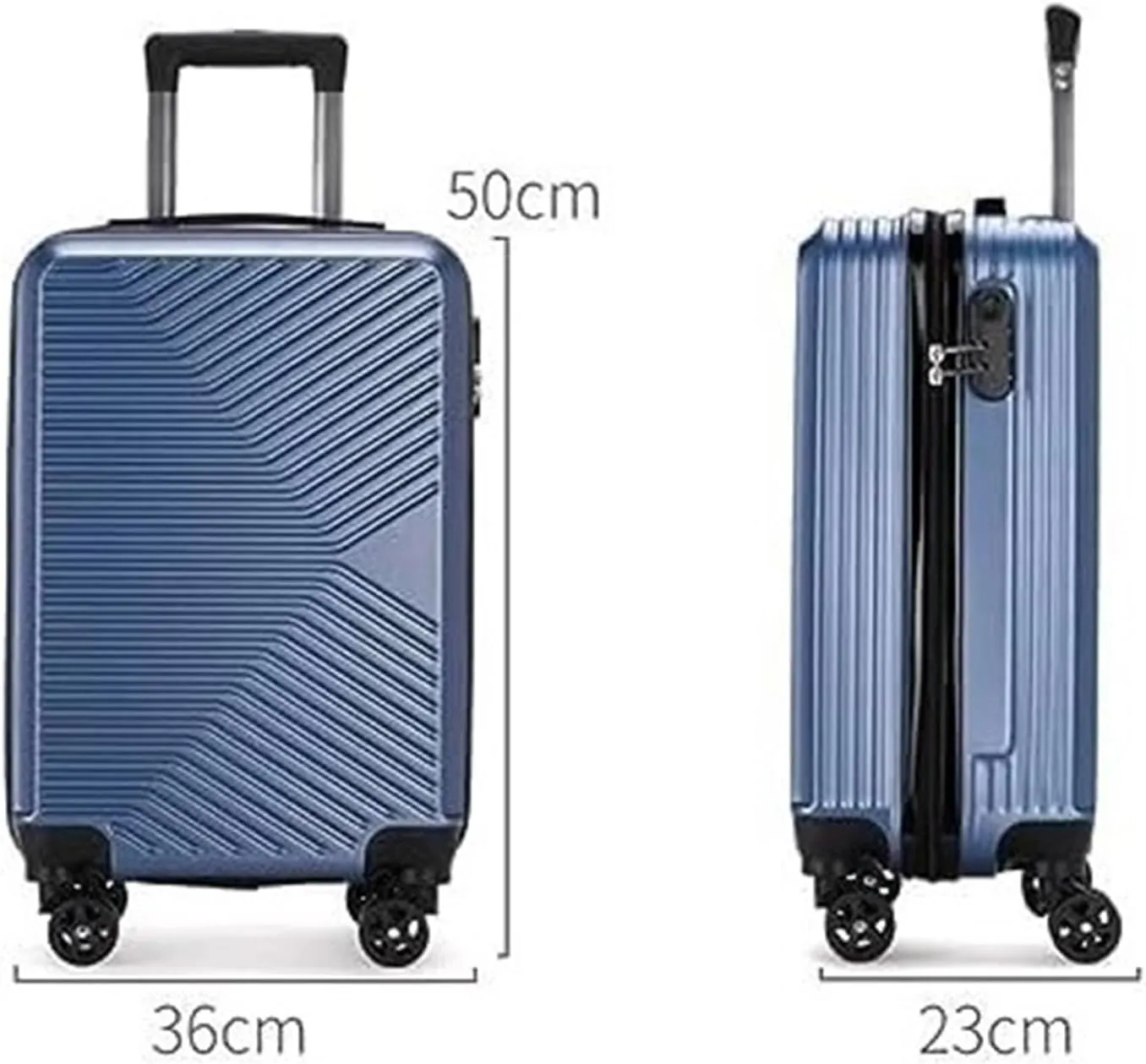 Carry-on Suitcase Luggage 20inch Lightweight Hardside Wheel Spinner Travel Luggage,Scratch-resistant Carry-on Suitcase Carry-on Suitcases Carry On Luggages (Color : B, Size : 20in)