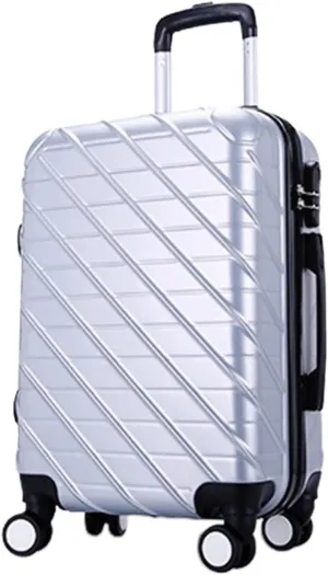 Carry-on Suitcase Luggage Carry On Luggage With Spinner Wheels Luggage Travel Suitcase Hardshell Lightweight Carry-on Suitcases Carry On Luggages (Color : Sliver, Size : 20inch)