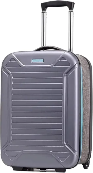 Carry-on Suitcase Luggage Foldable Carry On Luggage Hard Case Luggage Portable Combination Lock Suitcases Carry-on Suitcases Carry On Luggages,-20in (Blue 24in)