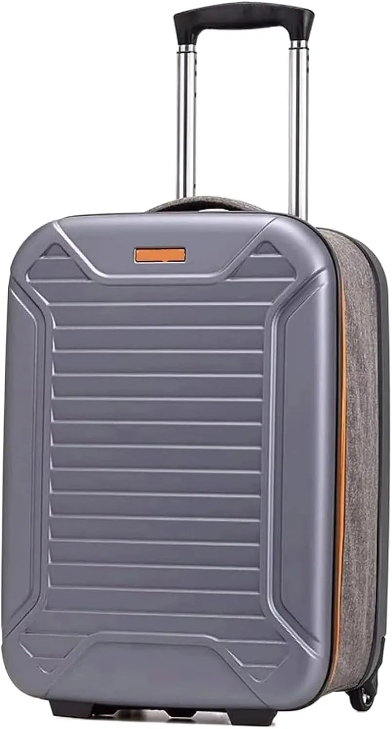 Carry-on Suitcase Luggage Foldable Carry On Luggage Hard Case Luggage Portable Combination Lock Suitcases Carry-on Suitcases Carry On Luggages,-20in (Yellow 20in)