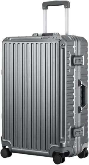 Carry-on Suitcase Luggage Hard Shell Checked Luggage with Aluminum Frame,No Zipper Suitcase with Spinner Wheels Carry-on Suitcases Carry On Luggages,E-20in