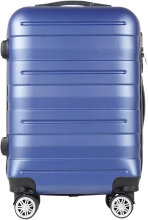 Carry-on Suitcase Luggage Hardside Checked Luggage With 4 Spinner Wheels, Lightweight Suitcase For Men And Women Carry-on Suitcases Carry On Luggages (Color : Blue, Size : 24inch)