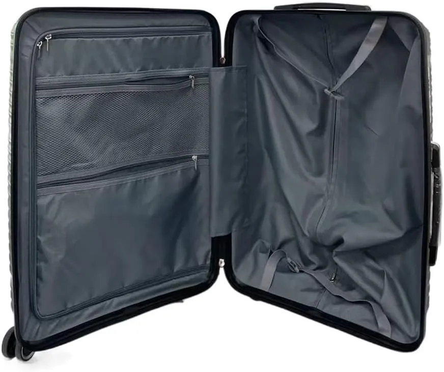 Carry-on Suitcase Luggage Indestructible Hardshell Expandable Spinner Luggage With TSA Lock 20/24/28in Carry-on Suitcases Carry On Luggages (Color : Black, Size : 28in)