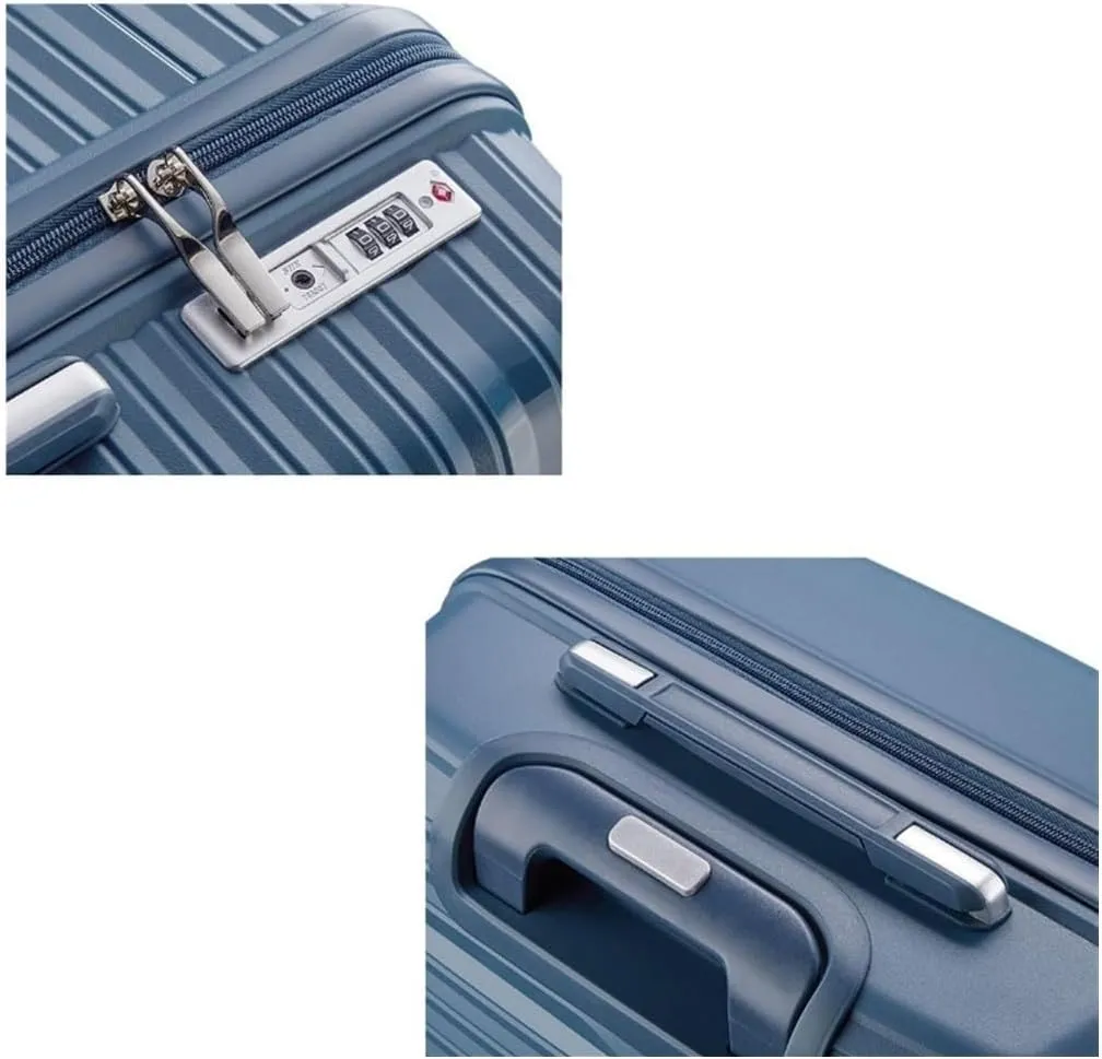 Carry-on Suitcase Luggage Indestructible Hardshell Expandable Spinner Luggage With TSA Lock 20/24/28in Carry-on Suitcases Carry On Luggages (Color : Black, Size : 28in)