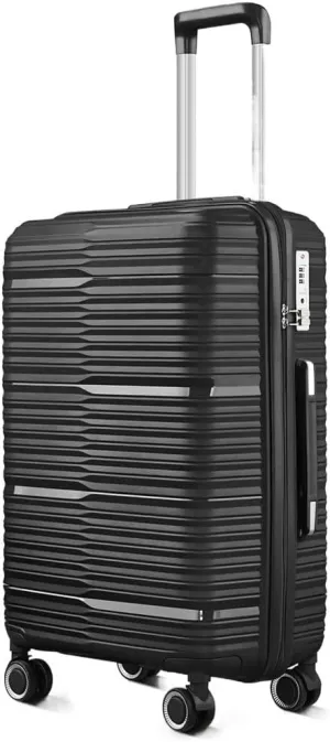 Carry-on Suitcase Luggage Indestructible Hardshell Expandable Spinner Luggage With TSA Lock 20/24/28in Carry-on Suitcases Carry On Luggages (Color : Black, Size : 28in)