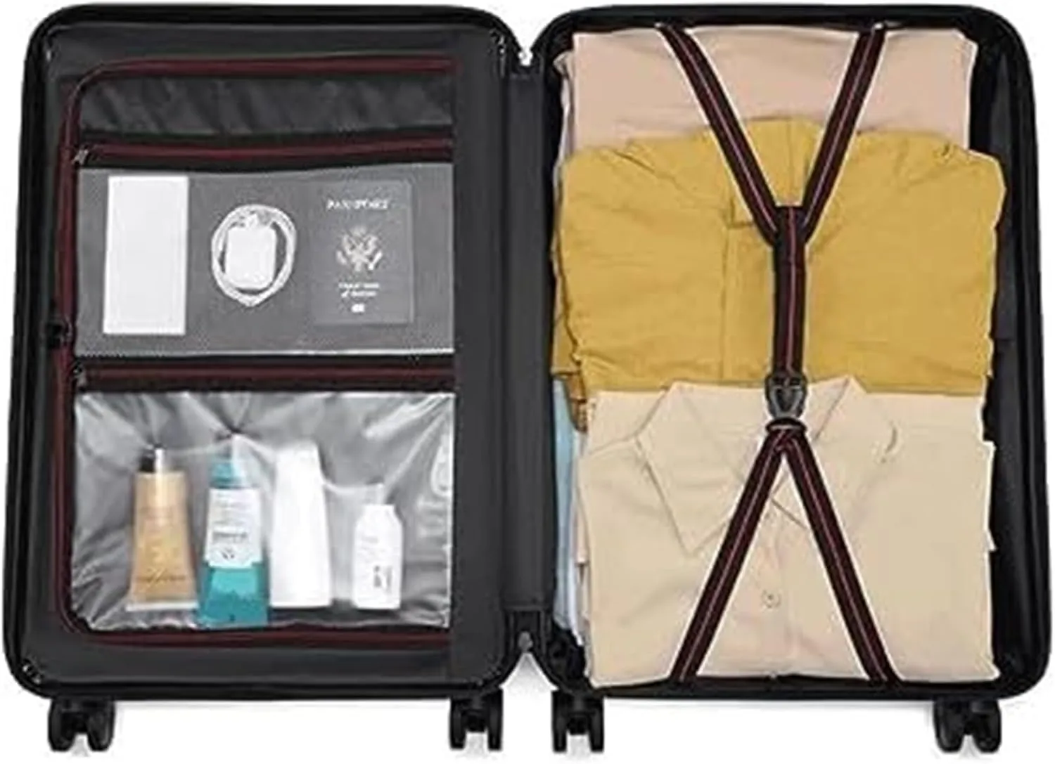 Carry-on Suitcase Luggage Luggage Carry On Lightweight Hardside 4-Wheel Spinner Travel Luggage,Business Luggage Carry-on Suitcases Carry On Luggages (Color : F, Size : 20inch)