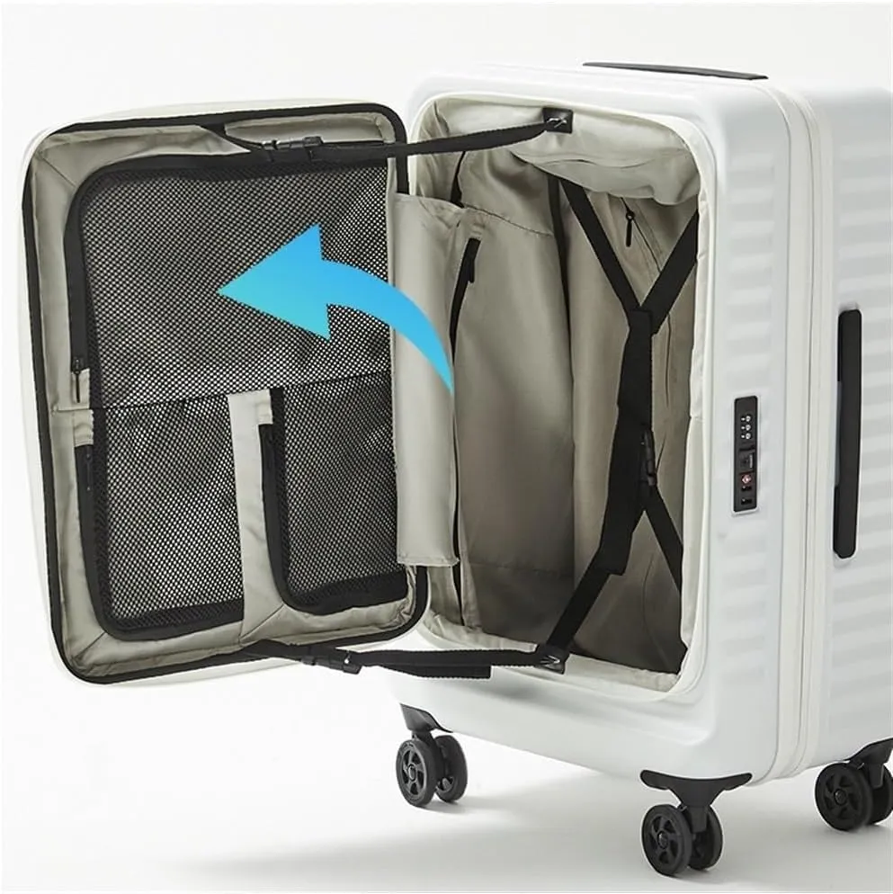 Carry-on Suitcase Luggage Luggage Suitcase PC ABS With TSA Lock Spinner Carry On Hardshell Lightweight 20in Carry-on Suitcases Carry On Luggages (Color : B, Size : 20in)