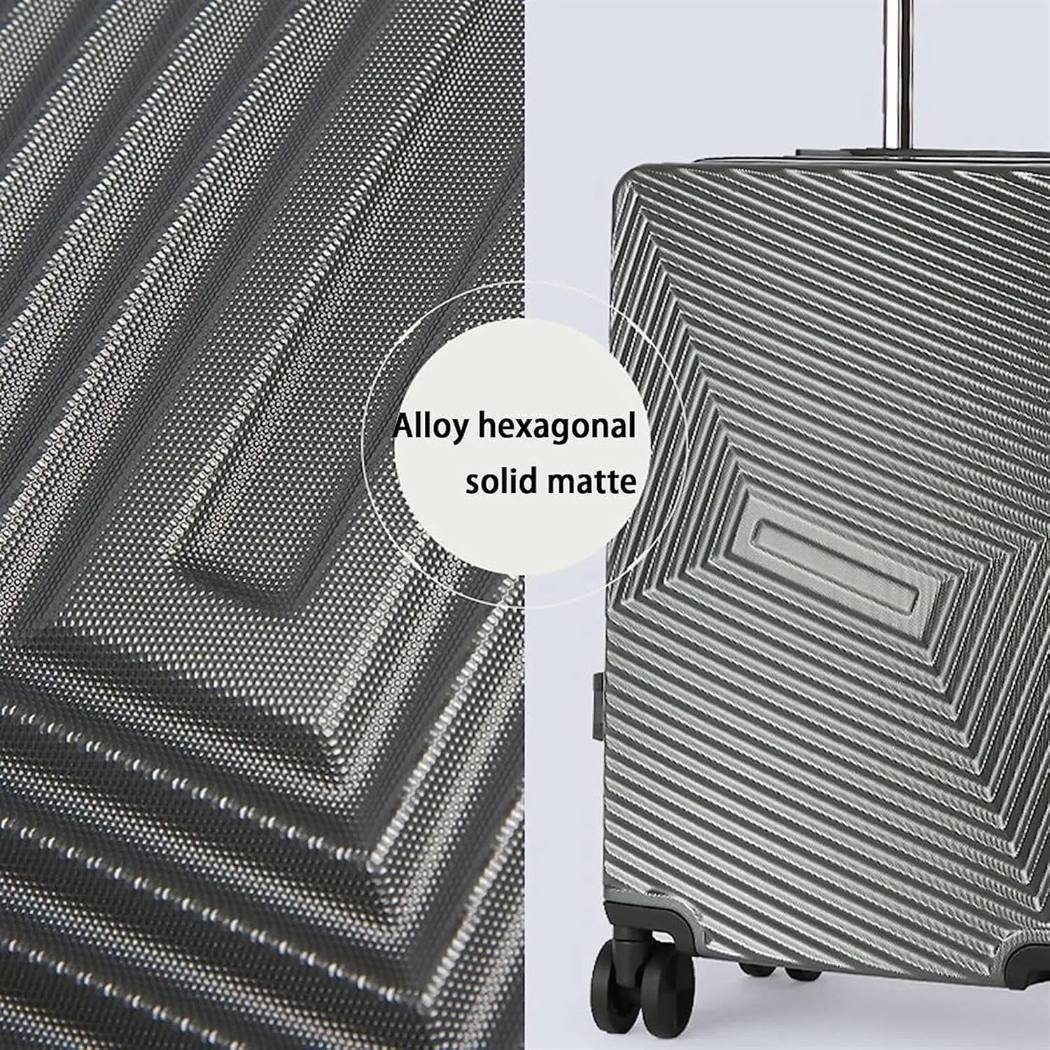 Carry-on Suitcase Luggage Portable Suitcases Aluminum Frame Luggage With Spinner Wheels Carry On Luggage Carry-on Suitcases Carry On Luggages (Color : B, Size : 20 in)