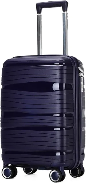 Carry-on Suitcase Luggage Travel Suitcase With Spinner Wheels,Lightweight Ergonomic Handles, Traveling Suitcases Carry-on Suitcases Carry On Luggages (Color : Blue, Size : 20inch)