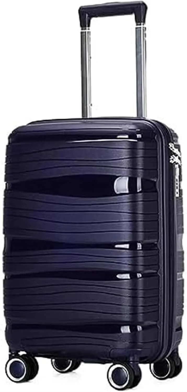 Carry-On Suitcase With Spinner Wheels,Lightweight Ergonomic Handles, Traveling Suitcases Luggage Carry On(Color:C,Size:20inch)