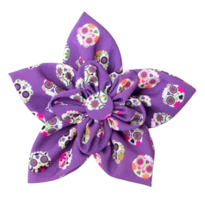 Collar Flower | Sugar Skulls Purple