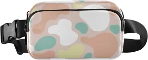 Cozy Cloud Camo Crossbody Bag for Women, Adjustable Belt Bag Fanny Packs, Fashion Waist Packs for Travel Running Workout