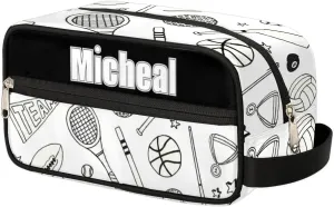 Custom Sport Makeup Bag Travel Toiletry Bag for Women, Kids Toiletry Bag Cosmetic Waterproof Small Easy-carry