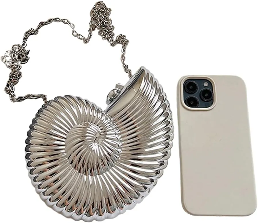 Cute Shell Evening Bag Versatile Wing Crossbody Purse Daily Life Bar Party Clutch Bag Handbag for Women