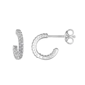CZ Huggie Hoop | Studs