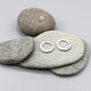 CZ Small Huggie Hoop | Earrings