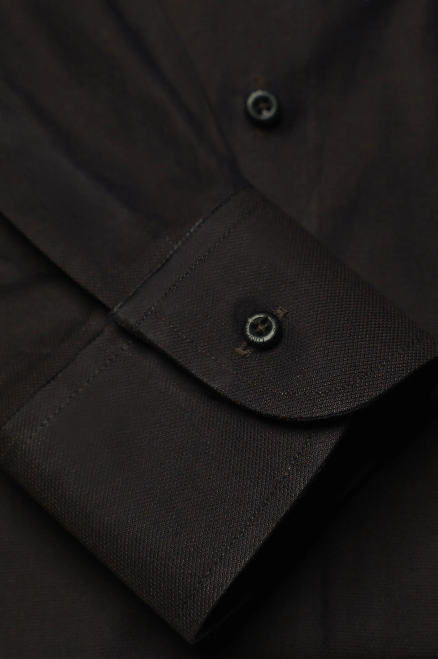 Dark Brown Self Formal Autograph Shirt