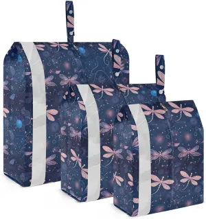 Dragonflies Packing Cubes for Travel 3 Set Travel Packing Organizers Luggage Bags Organizer for Easy Packing