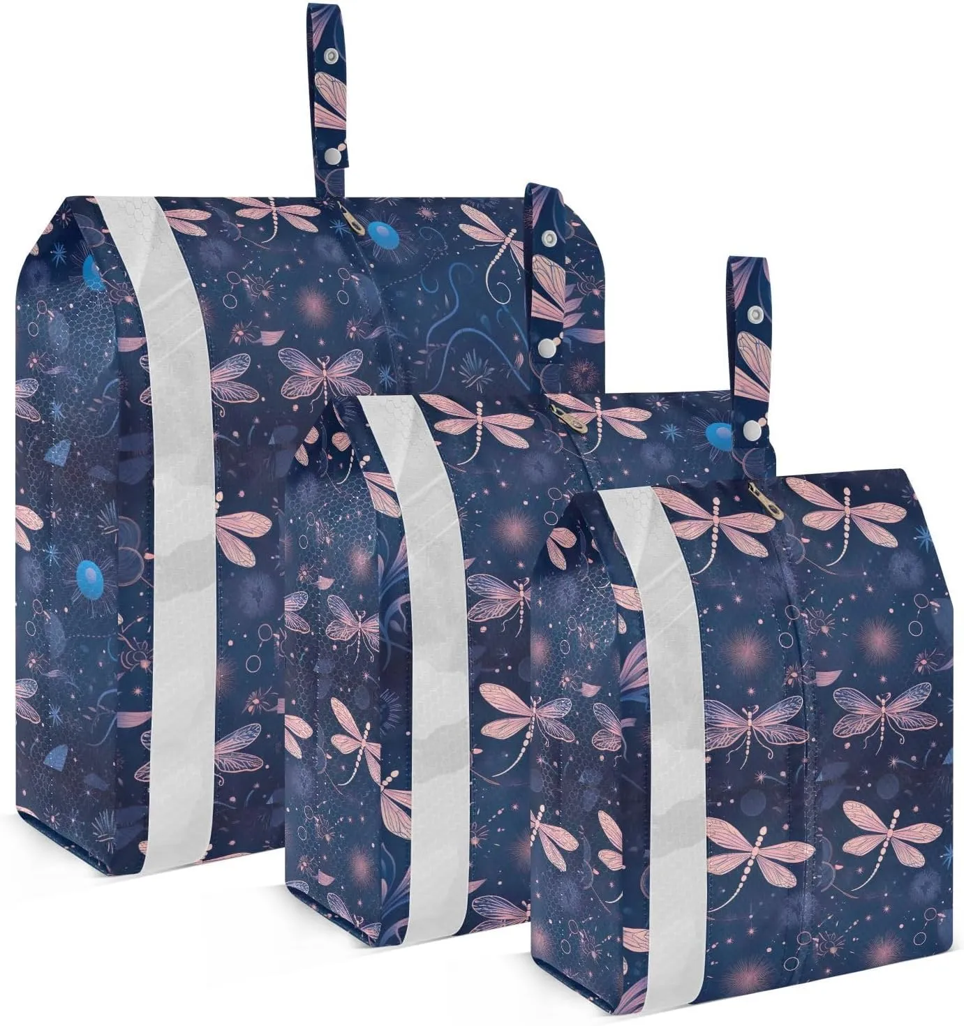 Dragonflies Packing Cubes for Travel 3 Set Travel Packing Organizers Luggage Bags Organizer for Easy Packing
