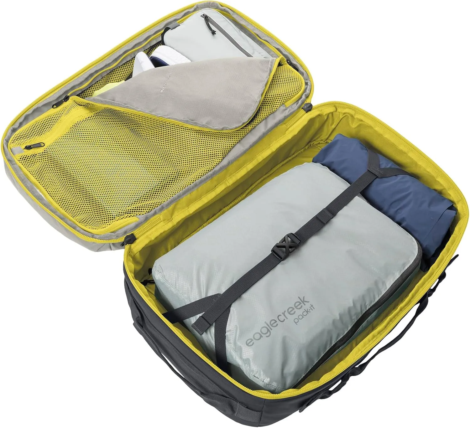 eagle creek Tour Travel Pack 40L - Versatile Luggage with Laptop-Computer-Backpack Compartment, Ideal for Adventurers, Storm Grey