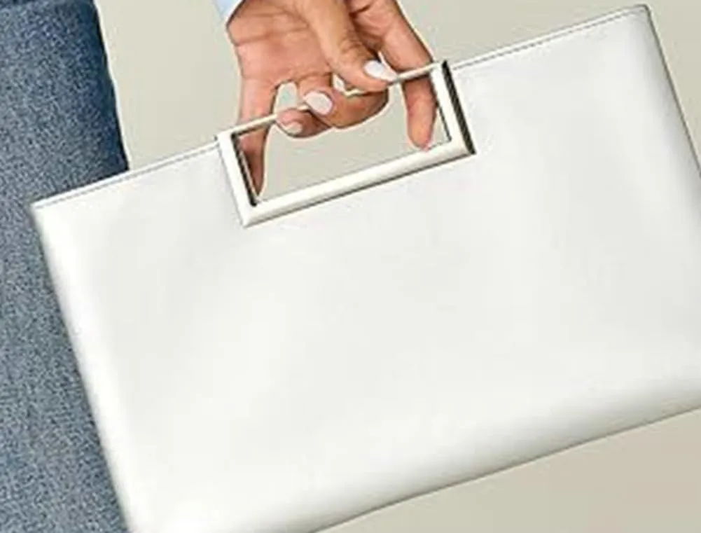 Evening Handbag for Women PU Leather Clutch Purses Tote Elegant Bag for Work Wedding Prom Cocktail Travel