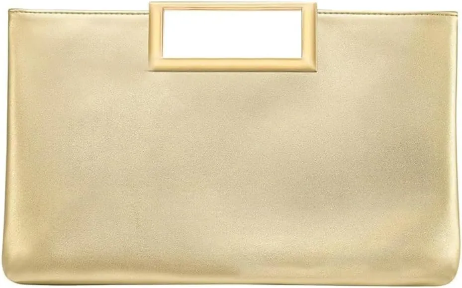 Evening Handbag for Women PU Leather Clutch Purses Tote Elegant Bag for Work Wedding Prom Cocktail Travel
