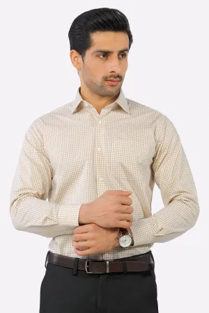 Fawn Mini Gingham Check Formal Shirt