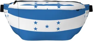 Flag Of Honduras Stylish Crossbody Waist Pack - Versatile And Compact Travel Pouch For Hands-Free Storage