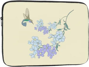 Fresh Orchids Laptop Sleeve Case 17 Inch Suitable For Notebook Computer Tablet Traveling Carrying Simple Case