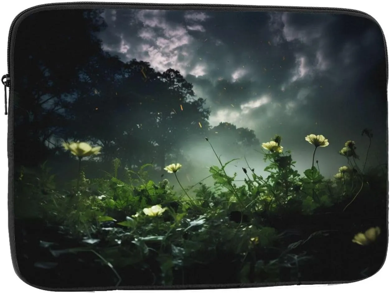 Fresh Wildflowers Laptop Sleeve Case 15 Inch Suitable For Notebook Computer Tablet Traveling Carrying Simple Case