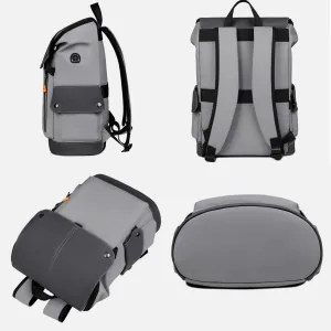 FUNSEED Backpack for Men, Large Capacity Waterproof Laptop Shoulder Backpack for Work Business Travel (Black)