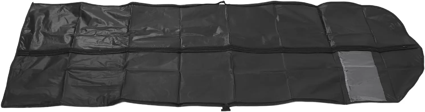 Garment Bag, Dust Dust Cover for Dresses (Black)