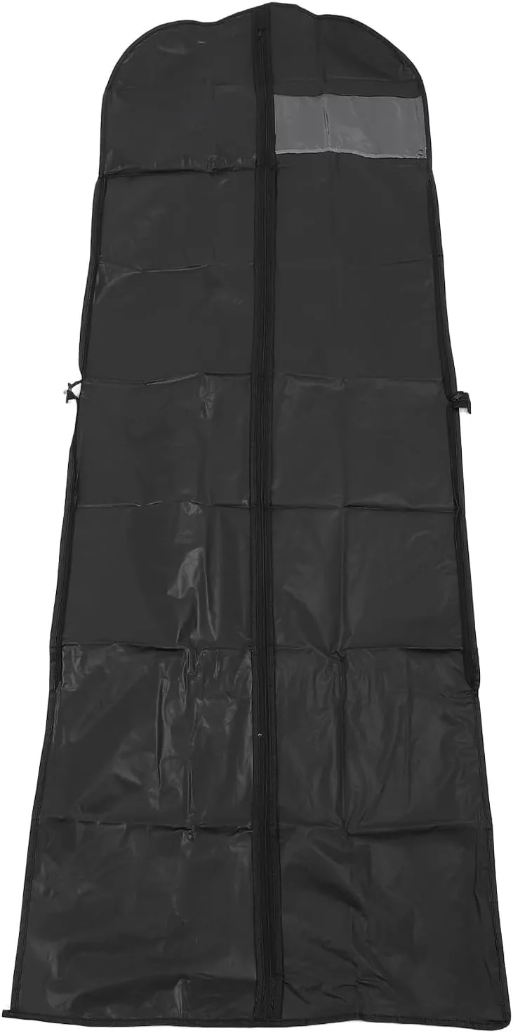 Garment Bag, Dust Dust Cover for Dresses (Black)