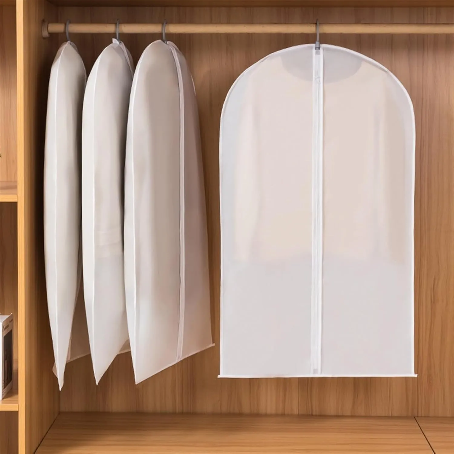Garment Bags Fresh Printed Clothes Dust Cover, Hanging Bag Clothes Storage Bag, Coat Suit Cover Clothing Dust Cover,C-60 * 80cm