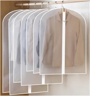 Garment Bags Fresh Printed Clothes Dust Cover, Hanging Bag Clothes Storage Bag, Coat Suit Cover Clothing Dust Cover,C-60 * 80cm