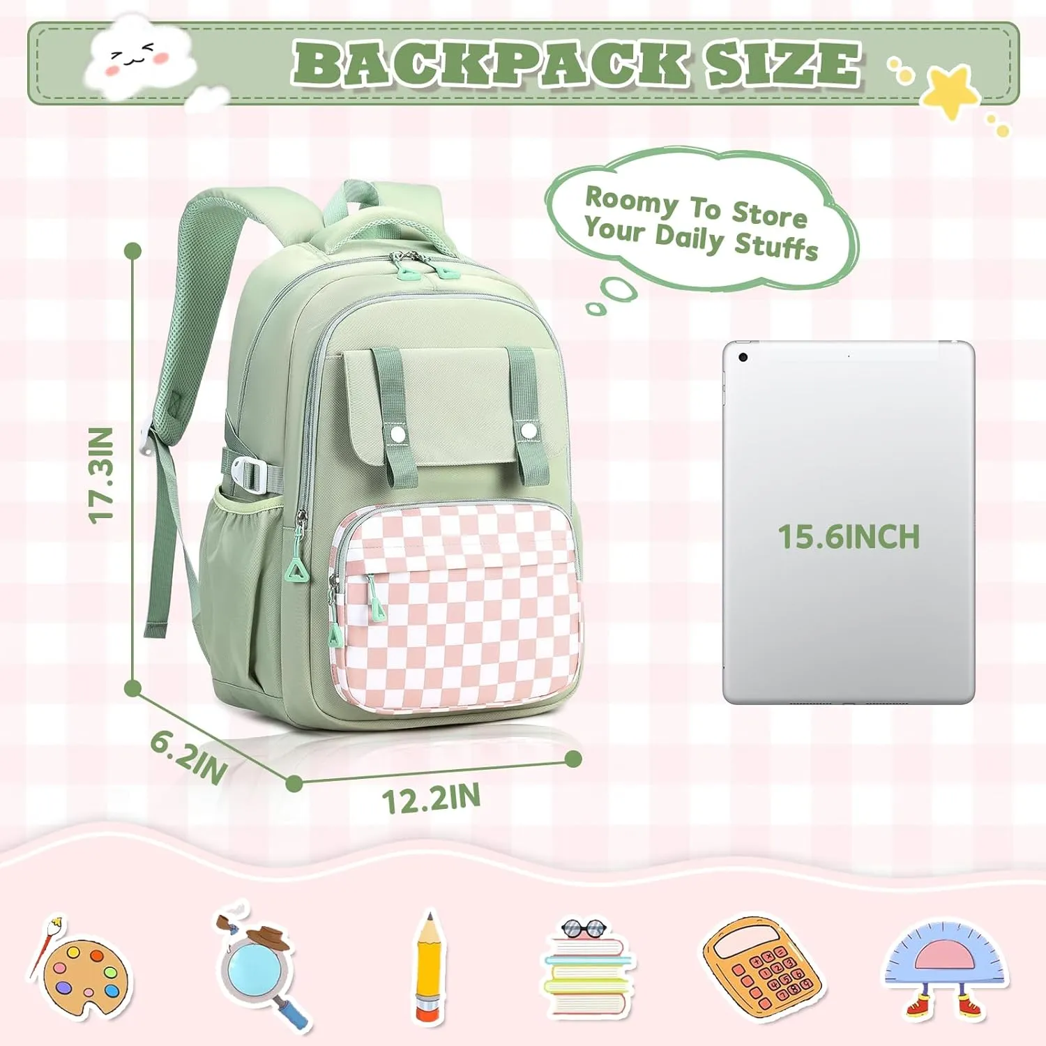 Girls Backpack, Kids School Backpack