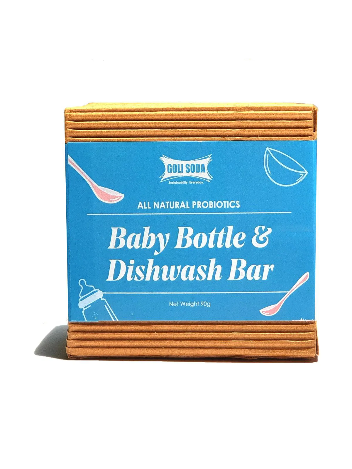 Goli Soda Coconut Coir Scrub And Probiotic Baby Bottle & Dishwash Bar Exclusive Combo