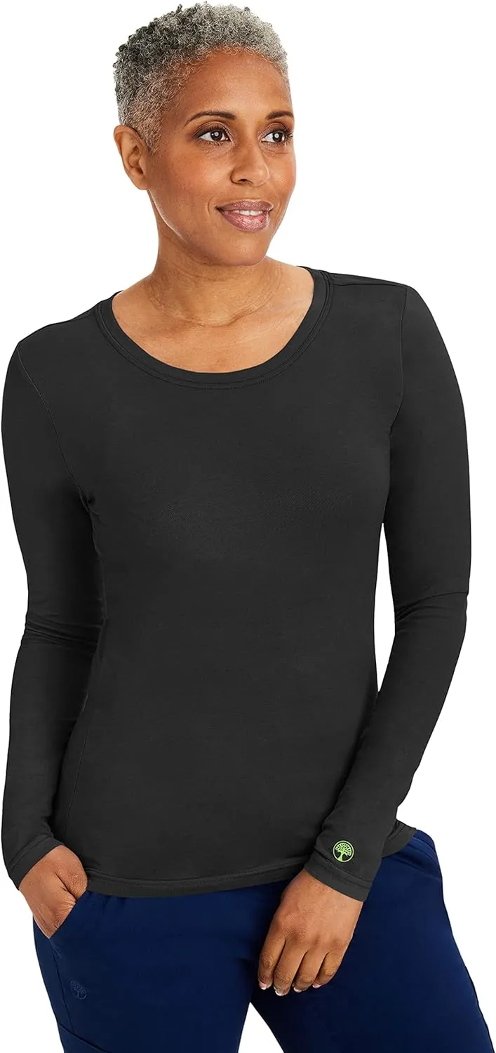Healing Hands Women's Underscrub Soft Knit Melissa Longsleeve Scrub Tee with Breathable & Easy Care Fabric 5047