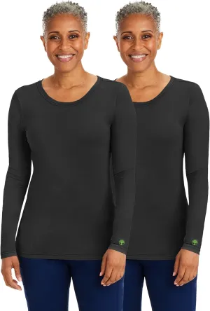 Healing Hands Women's Underscrub Soft Knit Melissa Longsleeve Scrub Tee with Breathable & Easy Care Fabric 5047