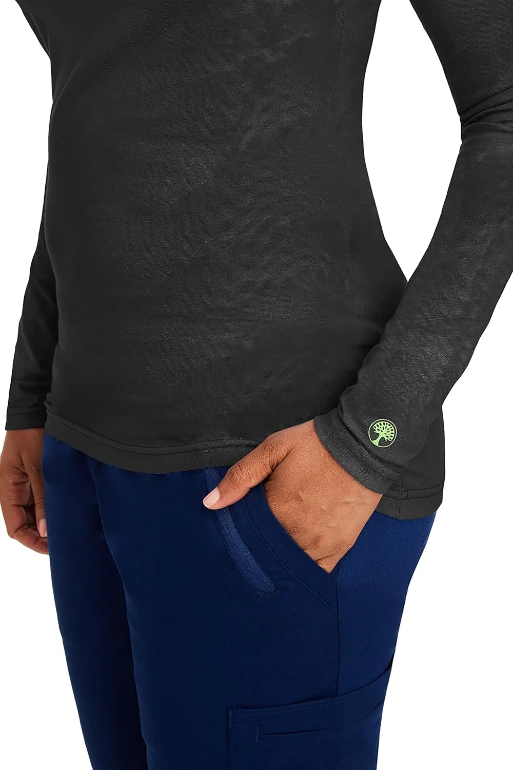 Healing Hands Women's Underscrub Soft Knit Melissa Longsleeve Scrub Tee with Breathable & Easy Care Fabric 5047
